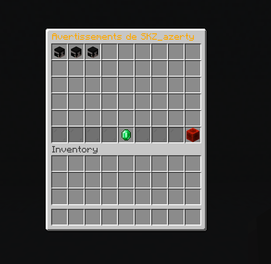 Interface principale /history